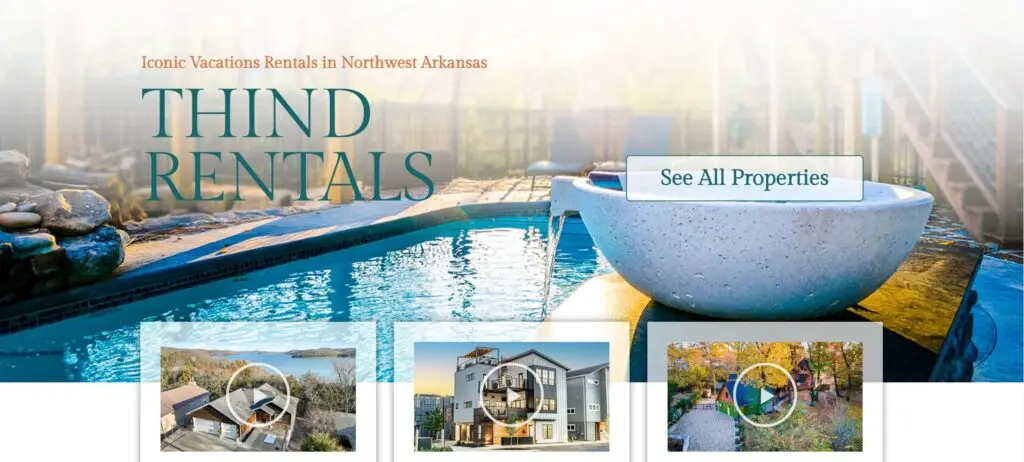 Thind Rentals luxury short term rental website design and optimization