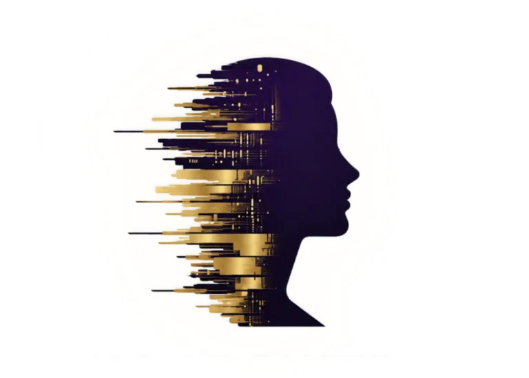 System architect engineering organic growth logo with glow