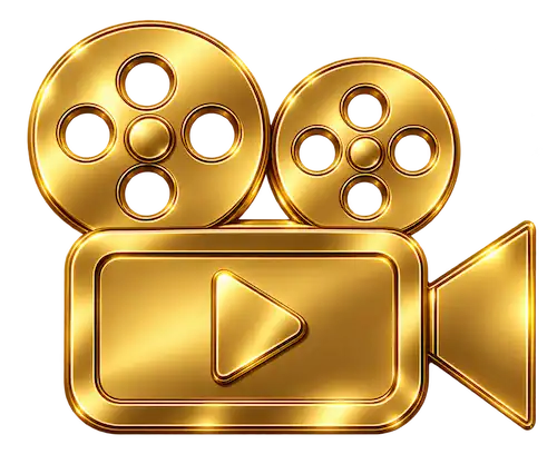 gold video icon