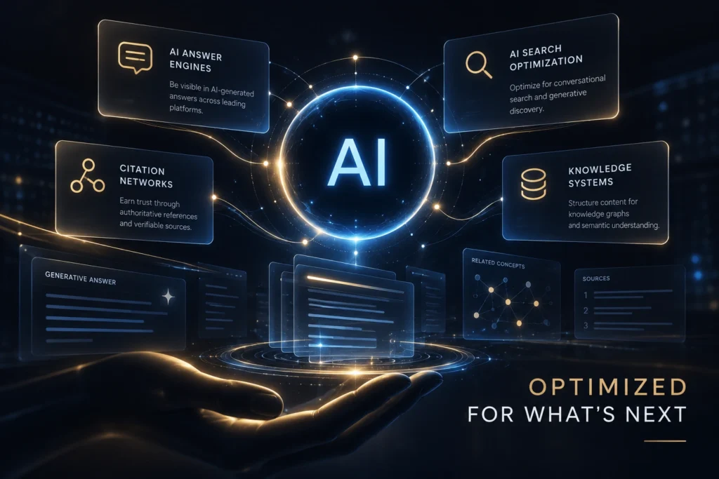 Generative Engine Optimization services (GEO) image header image