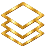 gold stacks icon